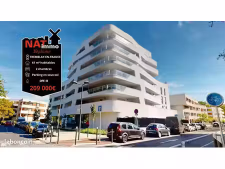 appartement 3 pièces 61 m²