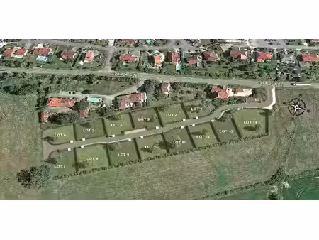 terrain constructible neuf à vendre