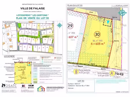 terrains à bâtir à falaise