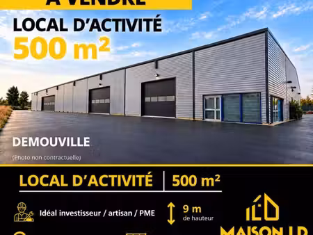 local d'activité 500 m²