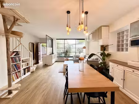 loft familial 4 chambres  110 m² sur 3 niveaux  jardin privatif sans vis-à-vis — fontenay 