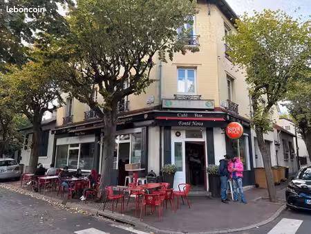 fonds de commerce restauration - gentilly - 100 m² - licence iv - extraction - terrasse