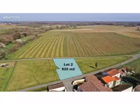 thezac -dernier terrain a bâtir disponible -viabilisé -libre de constructeurs
