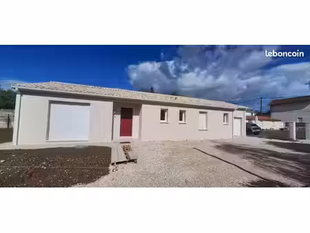maison 4 pièces 96m2 avec garage terrain 450m2