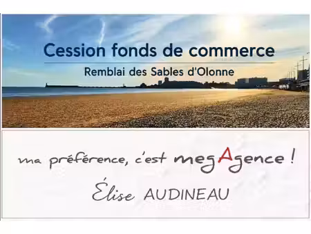 cession fonds de commerce remblai des sables d'olonne
