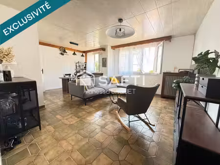 franconville – maison 4 pièces rénovée  3 chambres  sous-sol total