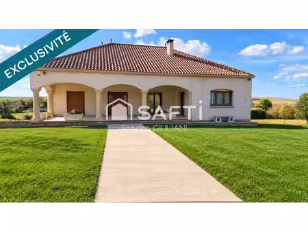 rare ! maison 161 m² plain-pied élevé sur sous-sol  terrain 48 ares  2 garages xxl !