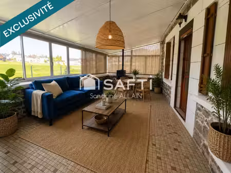 ploumagoar – maison en pierre  jardin  au calme