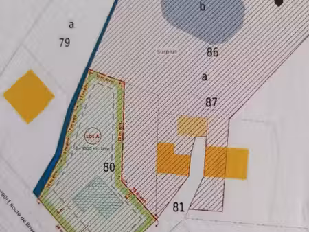 terrain 3682 m² objat