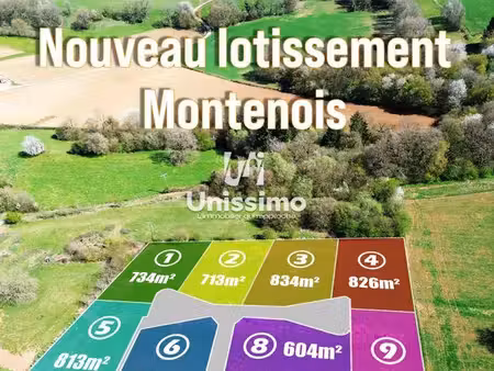 terrain 604 m² montenois