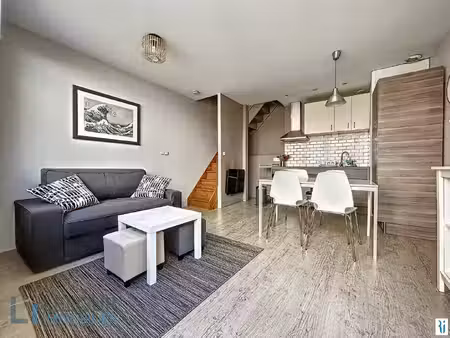 rouen - place henri iv - f2 meuble avec terrasse privative