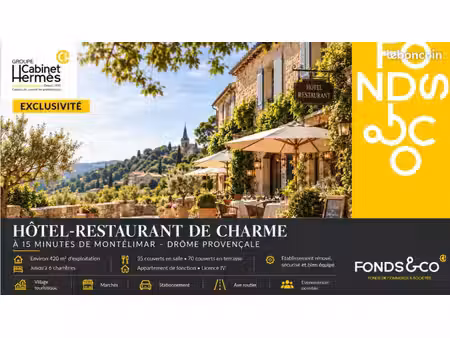 fonds de commerce hôtel  restaurant 600 m²