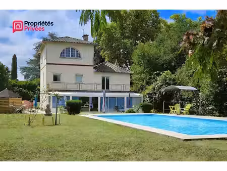 maison de caractère en pierre 350 m² - 4 chambres - piscine chauffée - parc 3500 m²