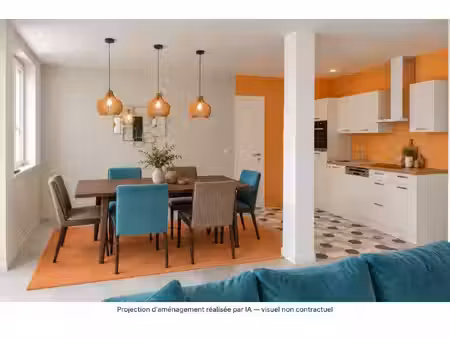 vente appartement 3 pièces  65.00m²  les sables