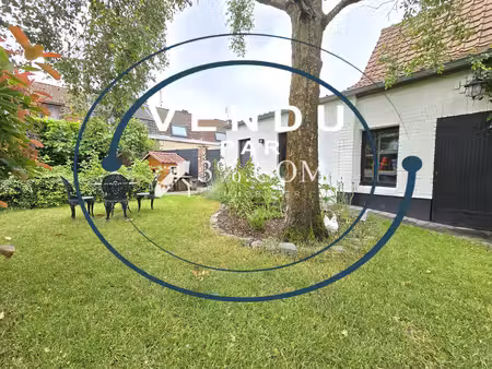 jolie longère flamande 160 m² avec 5 chambres + jardin + garage