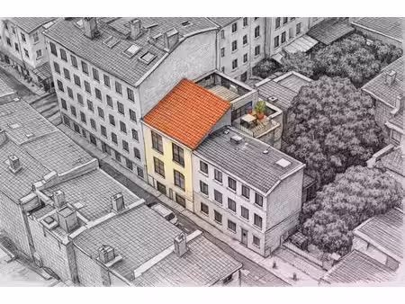 vente immeuble 7 pièces 333.08 m² à lyon 4ème (69004)  3 400 000 €