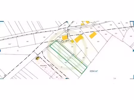 vente terrain 2304 m² à rodalbe (57340)  40 000 €