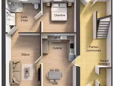 vente appartement 2 pièces 47 m² à millau (12100)  99 000 €