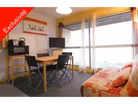 exclusivite appartement studio coin montagne pieds des pistes à