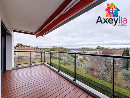 a vendre - feurs - appartement t3 avec balcon  2 garages fermes et ascenseur
