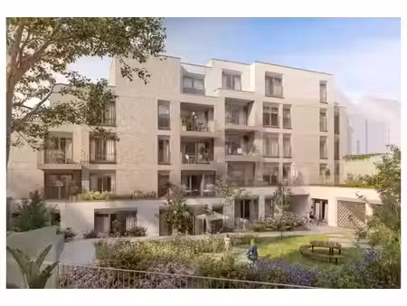 appartement à vendre avec terrasse et 3 chambres   jette (rbu32666)