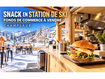 à vendre : front de neige - snack clé en main emplacement