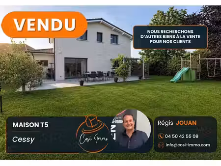 maison cessy 5 pièce(s) 120 m2