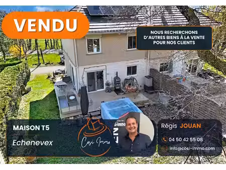 maison echenevex 5 pièce(s) 110 m2