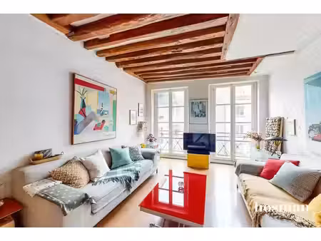 appartement 2 pièces 40 m² lumineux avec vue dégagée - rue saint-martin  paris