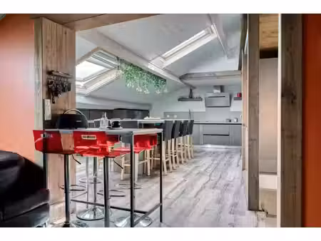 saint-genis-laval - centre: duplex de 117m2  3 chambres  cli