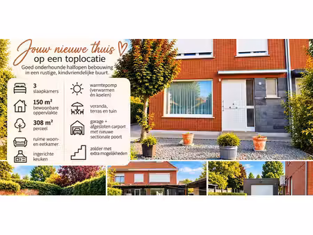 maison à vendre à melsele pour € 320.000 avec 3 chambres à coucher
