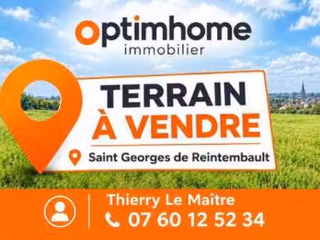 vente terrain à saint-georges-de-reintembault (35420) : à vendre / 1267m² saint-georges-de