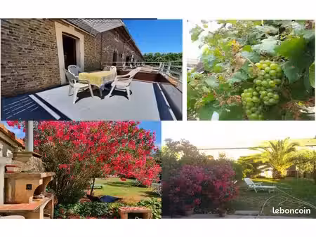 t2 duplex  meublé  jardin&terrasse  parc nat. camargue