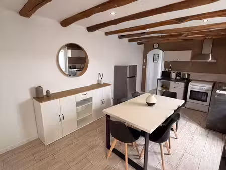 maison meublée 50 m² – jardin 200 m² – garage 30 m² – triaize