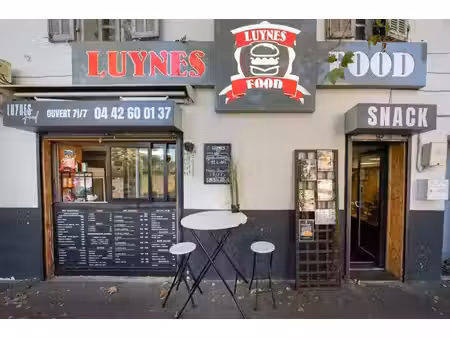 référence : 7375-lli - fonds de commerce restauration rapide à luynes – emplacement hyper 