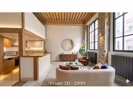 vente appartement 2 pièces 51.77 m² à lyon 4ème (69004)  185 000 €