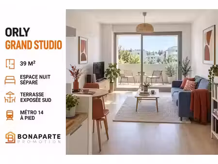 vente appartement 2 pièces 39 m² à orly (94310)  216 000 €