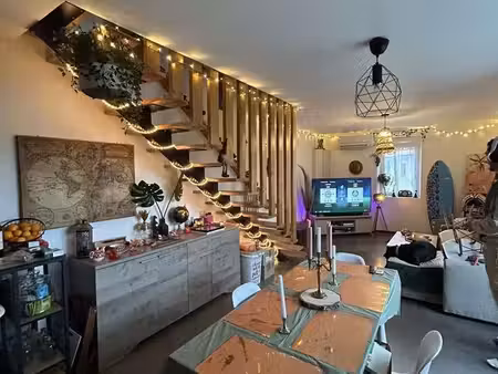 t4 en duplex avec jardin clos