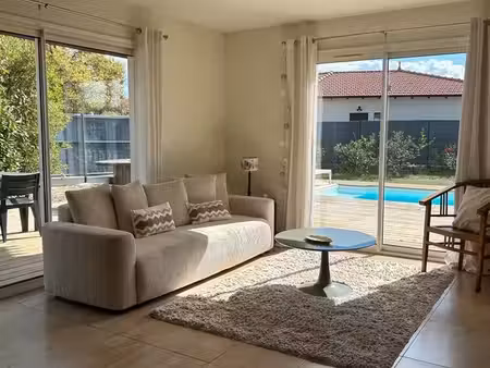 maison familiale avec piscine au teich