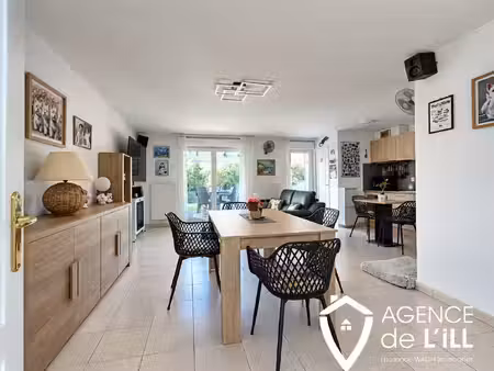 appartement 3 pièces de 73 m2 avec garage double et jardin 1