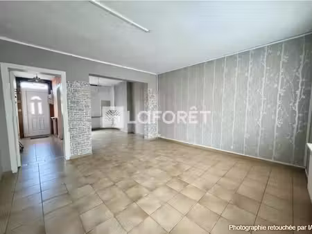 maison de ville mitoyenne - 3ch - jardin et garage - flers-en-escrebieux