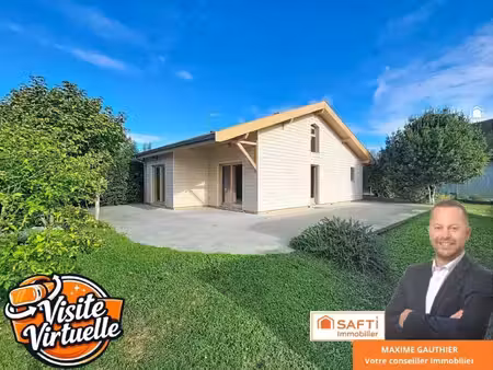 maison familiale en ossature bois avec grand terrain à meyrié