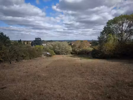 rabastens exceptionnel terrain de 8100 m2 vue unique cadre nature et proximité