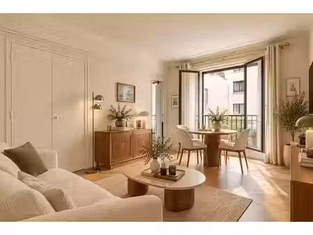 vente appartement 2 pièces 45.28 m² à paris 17ème (75017)  450 000 €