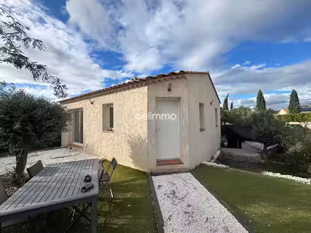 lançon provence - maison meublee 3 pièce(s) 55.78 m2 -jardin - parking proche