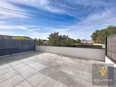 appartement 2 pièces 40m2 - terrasse de 45m2 - résidence 2018