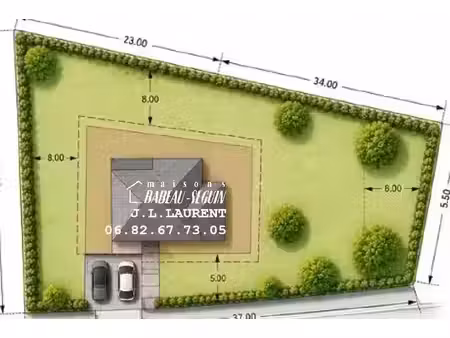 vente terrain 980 m² à dourdan (91410)  180 000 €