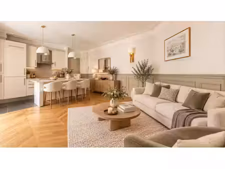 ternes-maillot paris 17ème - appartement 3 pièces 62 m²