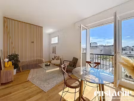 pont cardinet - magnifique studio en étage élevé avec vue dé