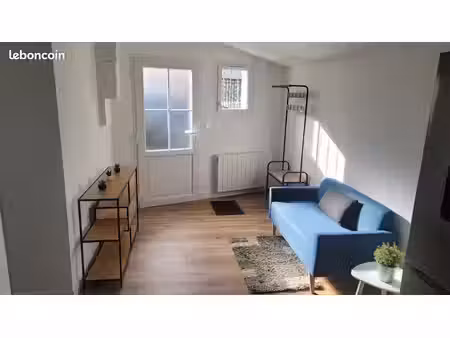 location meublée entièrement rénovée (t2 bis) 45m2 à mouy + garage